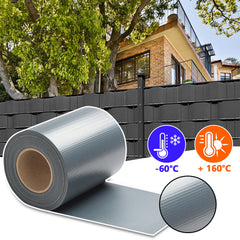 Lospitch PVC Sichtschutzstreifen 19 cm x 70 m für Doppelstabmatten