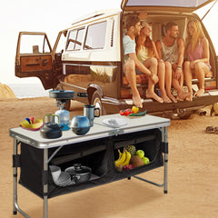Lospitch Klappbare Campingküche für Outdoor und Picknick