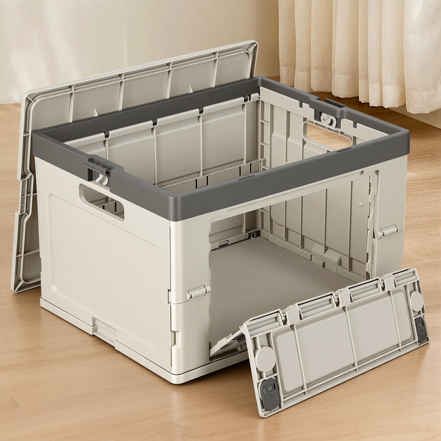Lospitch Faltbarer Campingwagen 45L 50L mit Rollen