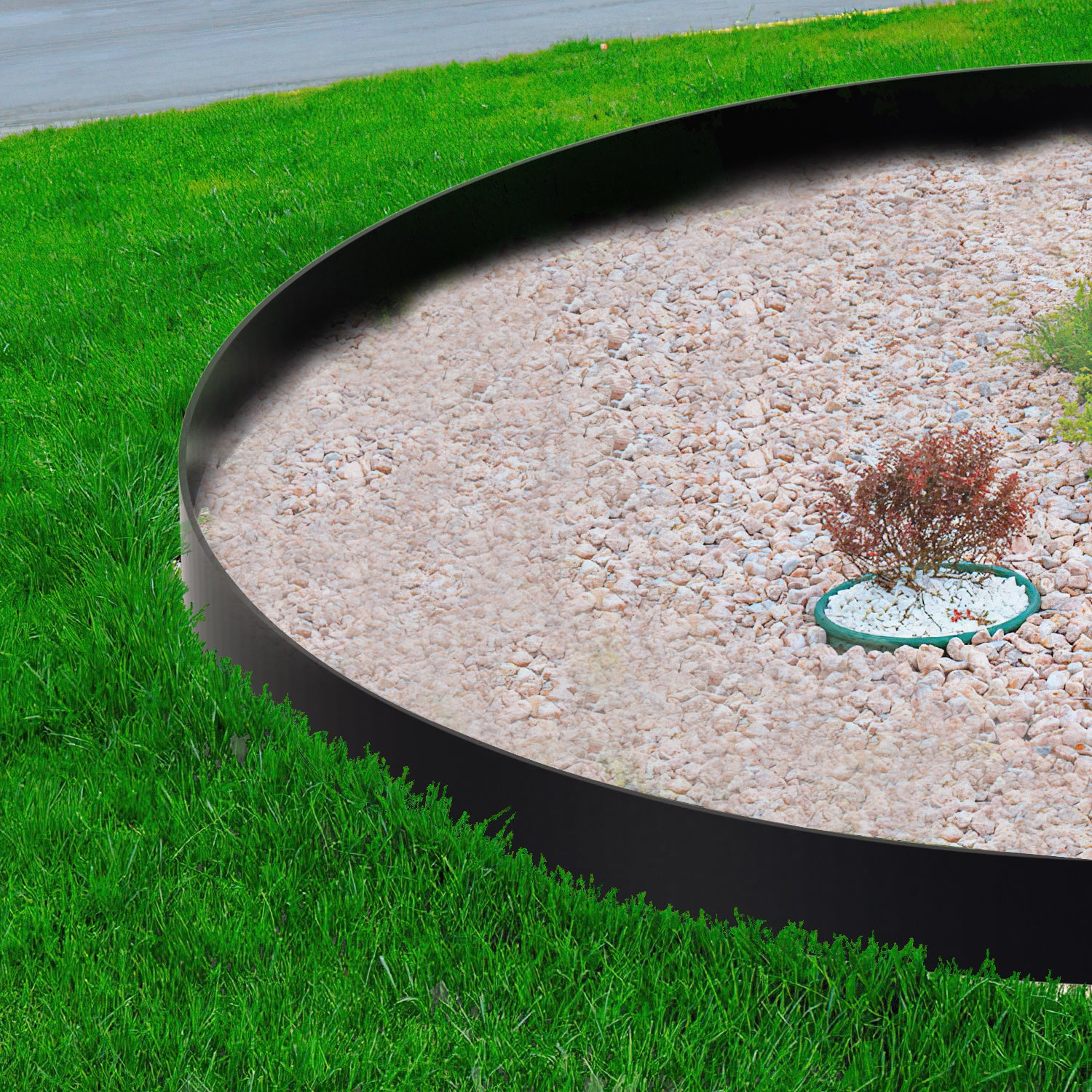 Lospitch Flexible PVC Rasenkante für Garten und Beet