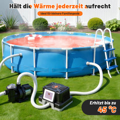 Lospitch Elektrische Poolheizung 3 kW