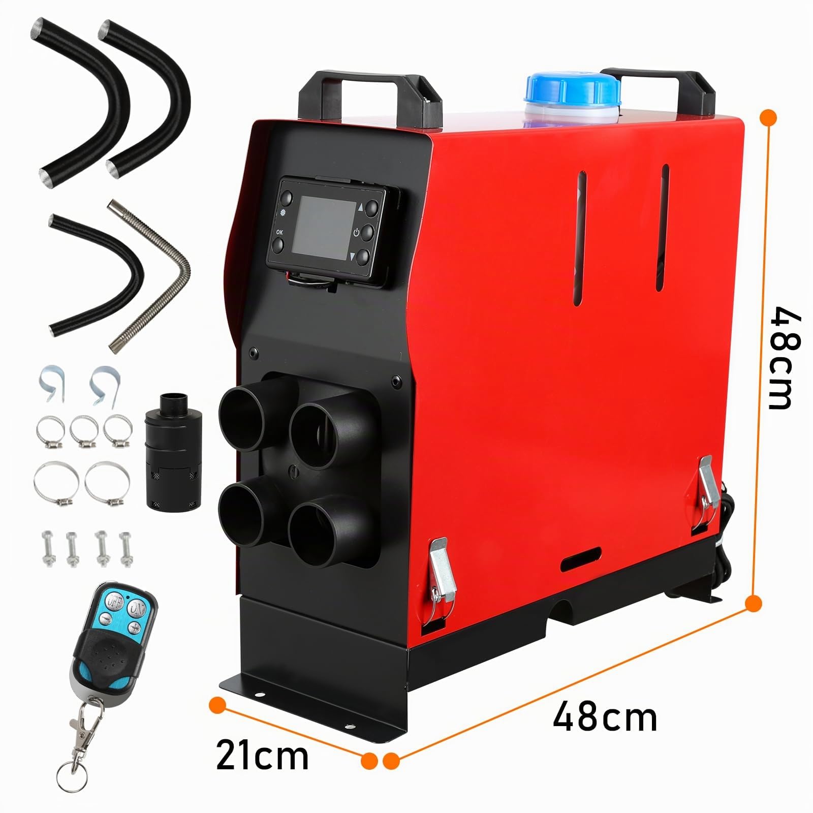 Lospitch Diesel Standheizung 8 kW 12 V mit LCD Display und Fernbedienung
