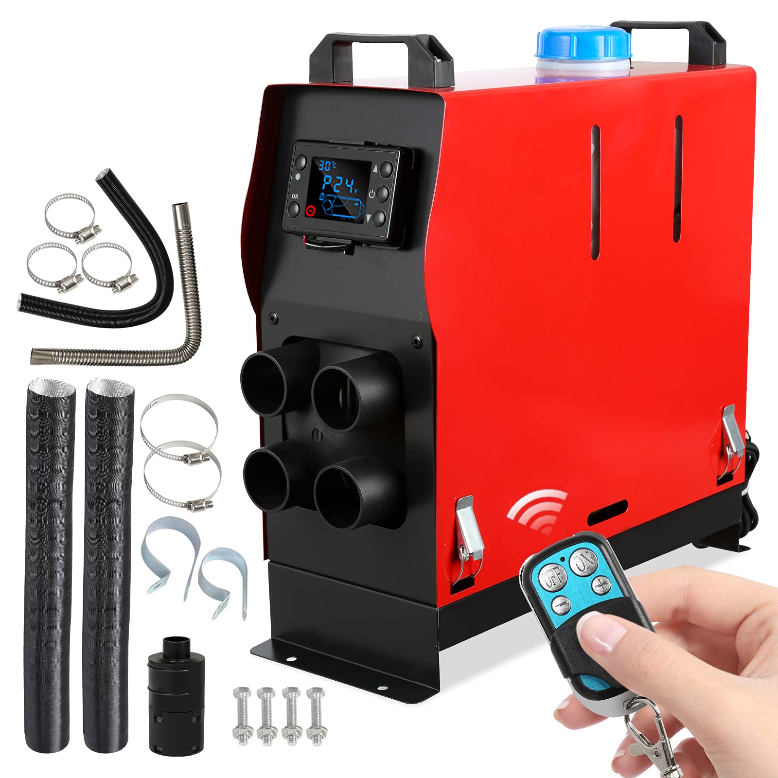 Lospitch Diesel Standheizung 8 kW 12 V mit LCD Display und Fernbedienung