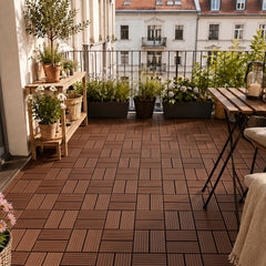 Lospitch PP Klickfliesen 30 x 30 cm für Terrasse und Pool