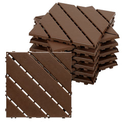 Lospitch PP Terrassenfliesen 30 x 30 cm