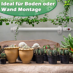 Lospitch Gewächshausheizung 55/90/135W IPX4 für Gewächshaus und Frühbeet