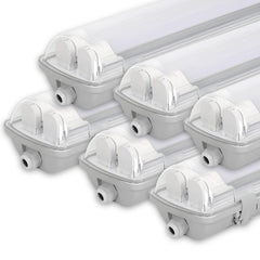 Lospitch T8 LED Feuchtraumleuchte 120/150 cm IP65 für Werkstatt und Keller