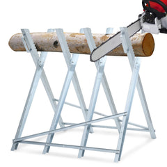 Lospitch Sägebock klappbar 81 x 80 x 80 cm bis 150 kg für Brennholz