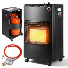 Lospitch Gasheizer 4200W mit Elektroheizung 1260W für Propan Butan bis 15 kg