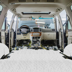 Lospitch Auto Dämmmatte Alubutyl Selbstklebend 1/2/4m² Geräuschdämmung Wärmeschutz