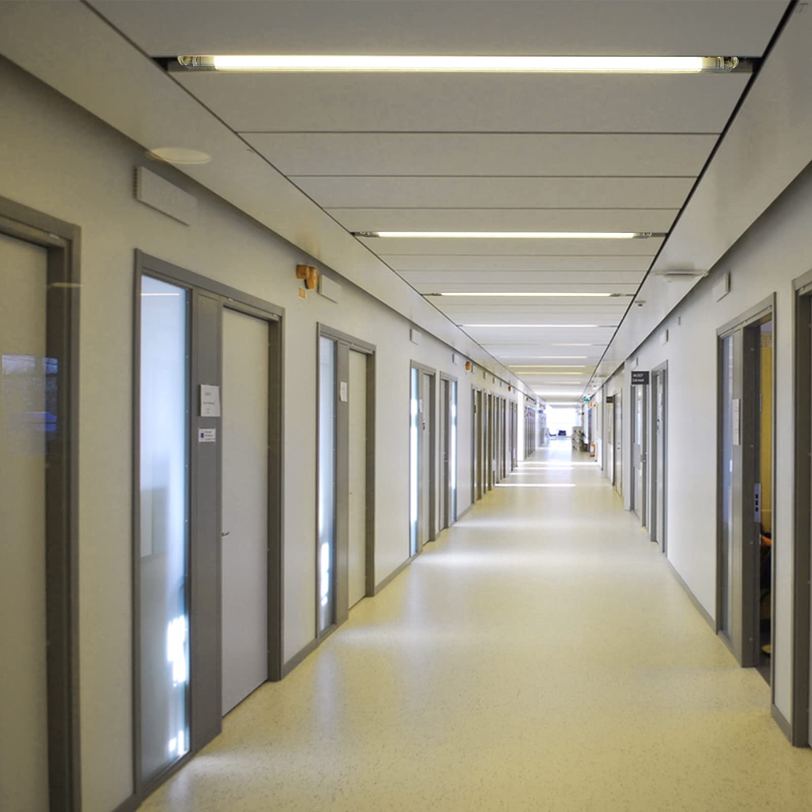 Lospitch T8 LED Feuchtraumleuchte 120/150 cm IP65 für Werkstatt und Keller