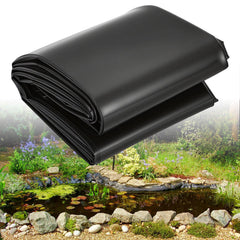 Lospitch Teichfolie HDPE Schwarz für Gartenteich und Wasserspeicher