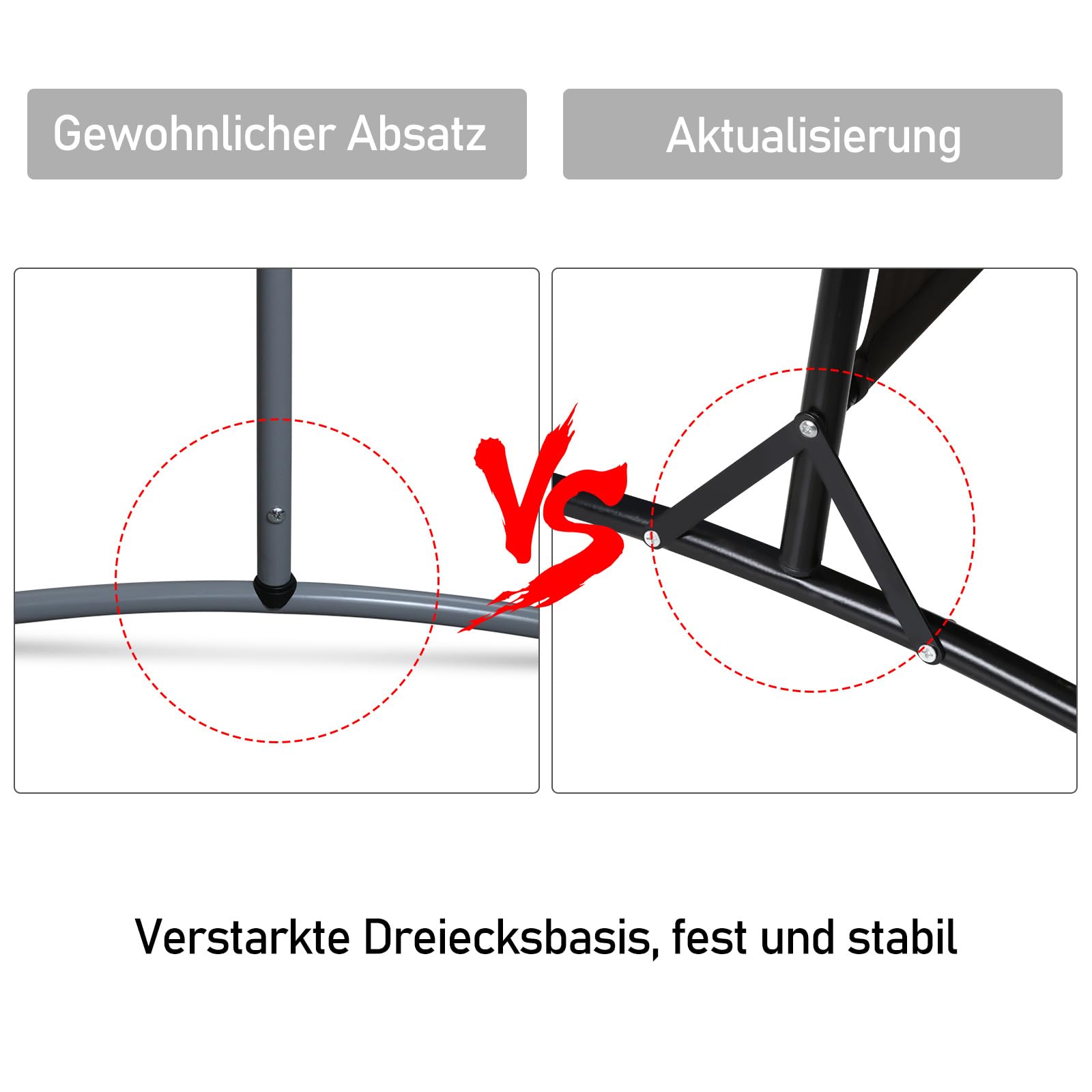 Lospitch Garten Sichtschutz Paravent Faltwand Freistehend für Pool Terrasse Balkon
