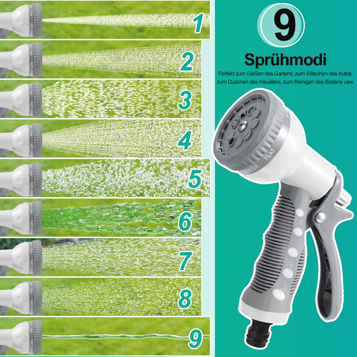 Lospitch Automatischer Schlauchaufroller für Garten und Terrasse