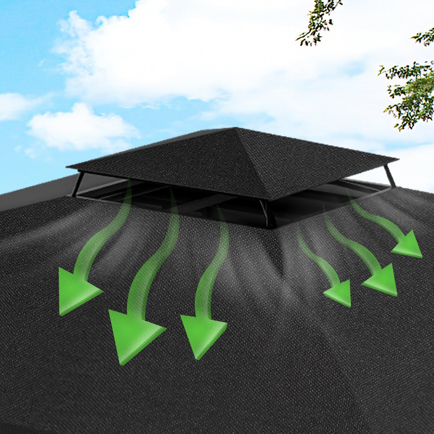 Lospitch Ersatzdach für Pavillon 3 x 3 m