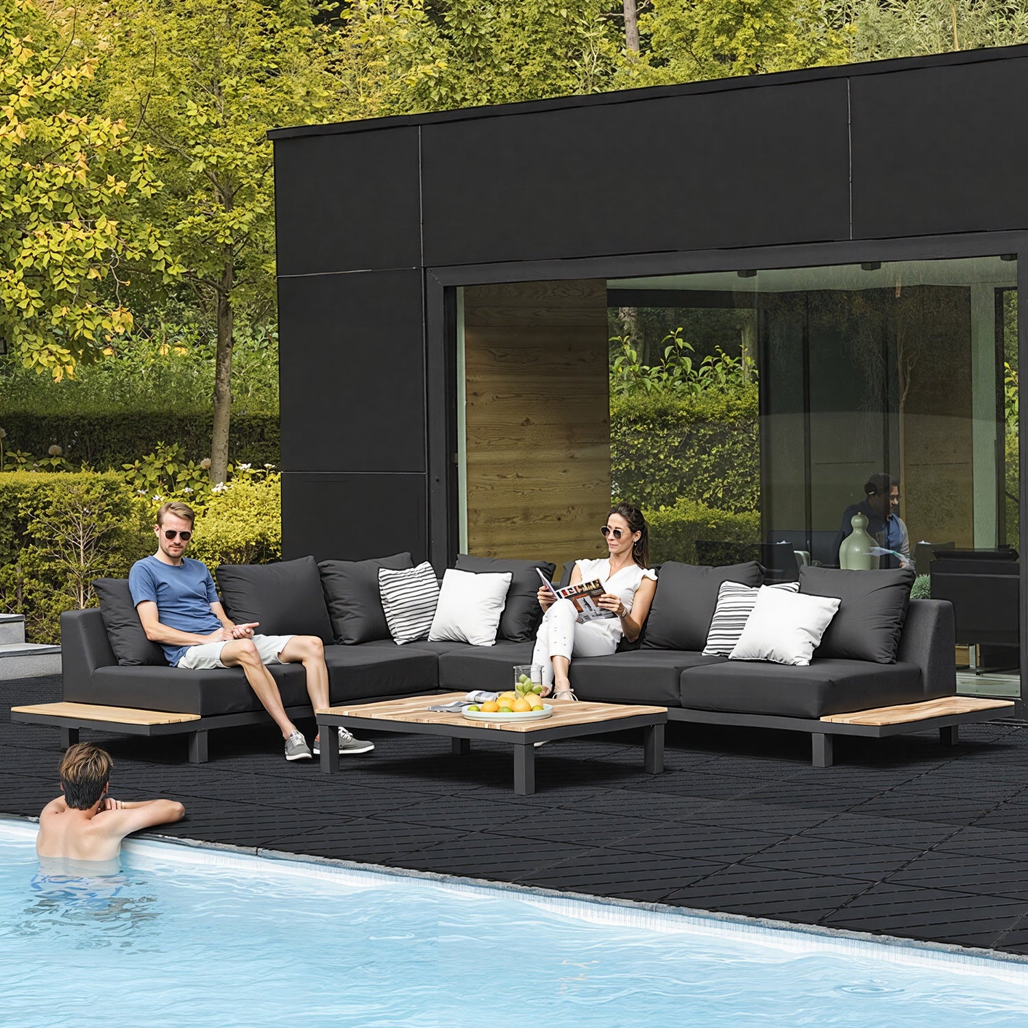 Lospitch PP Terrassenfliesen 30 x 30 cm