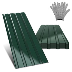 Lospitch Trapezblech Dachblech 129 x 46 cm für Gartenhaus