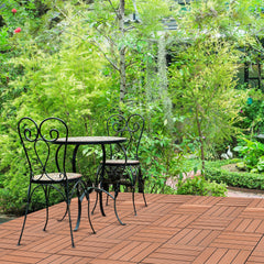 Lospitch WPC Terrassenfliesen 30 x 60 cm mit Klick-System