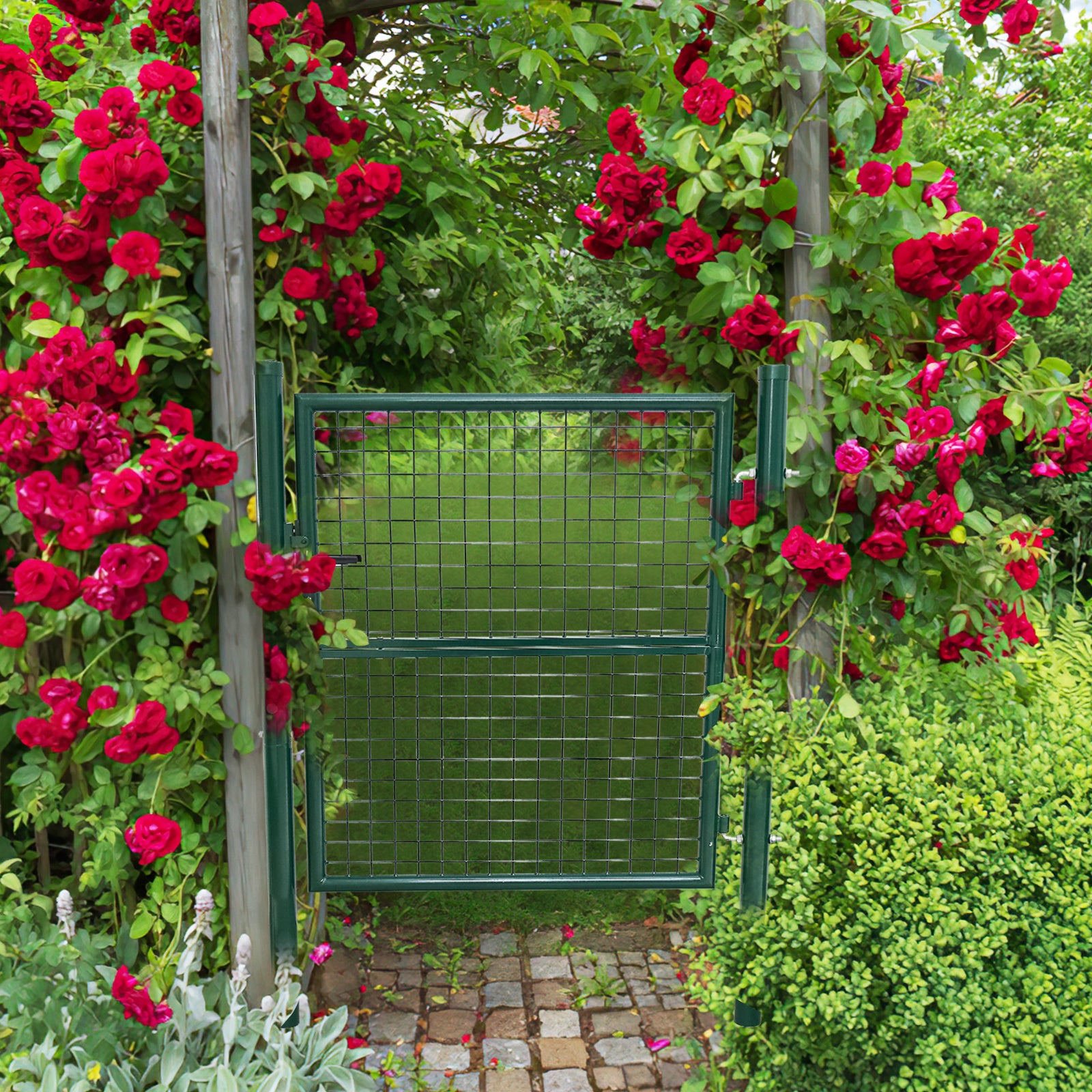 Lospitch Metall Gartentor für Gartenzaun