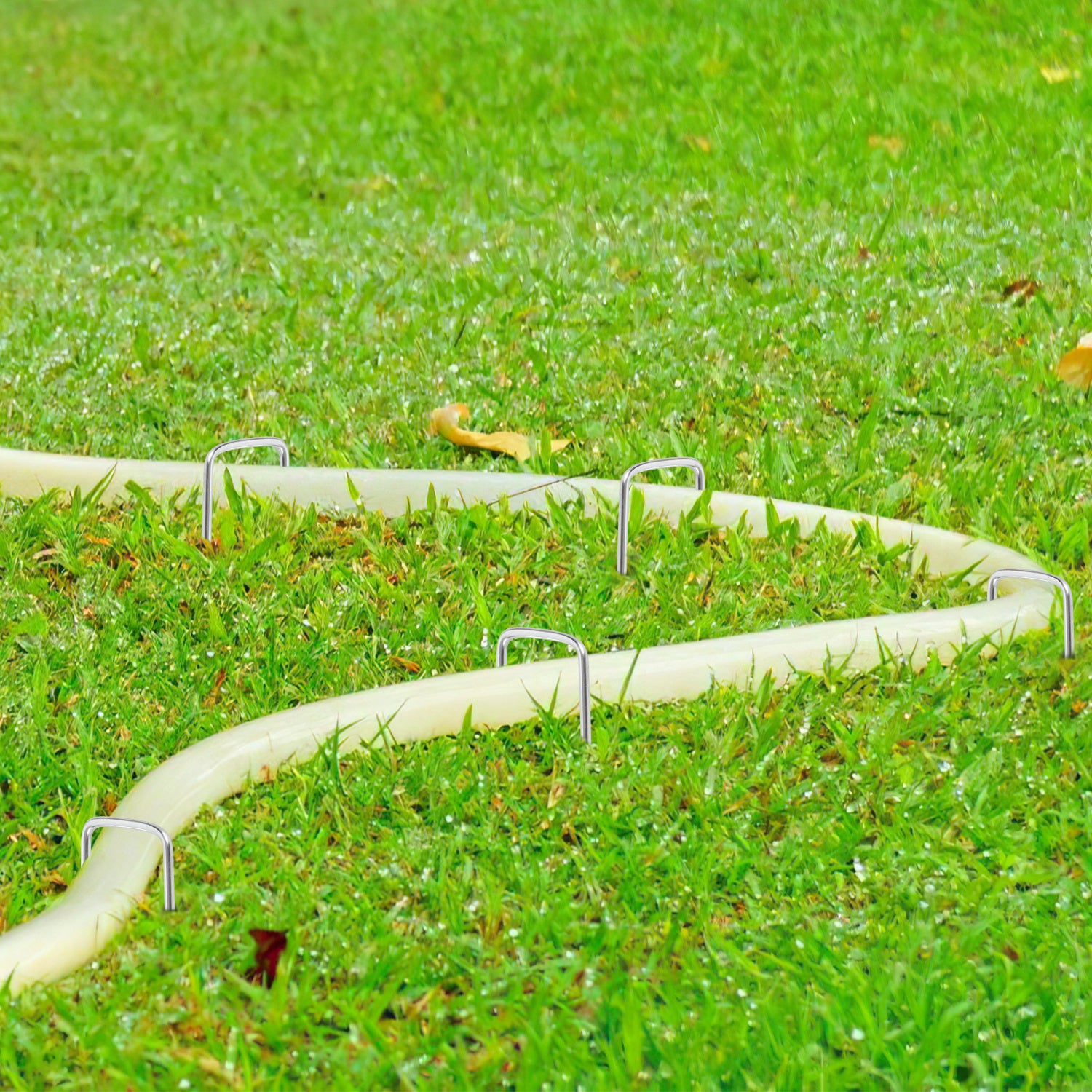 Lospitch Bodenanker 200 Stück für Unkrautvlies Gartenzaun