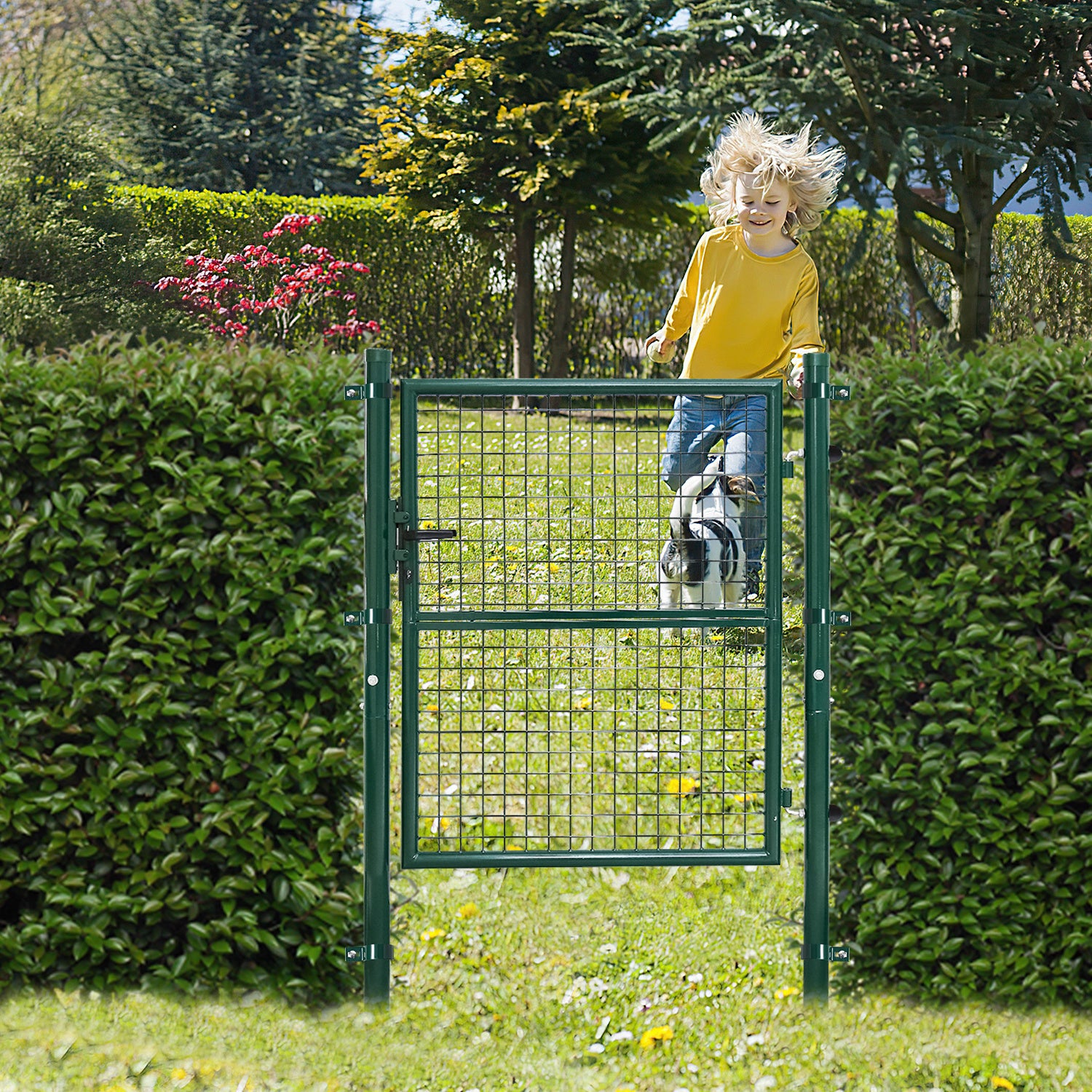 Lospitch Metall Gartentor für Gartenzaun