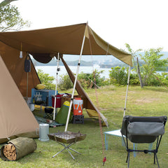Lospitch Aluminium Zeltstangen verstellbar für Plane und Camping