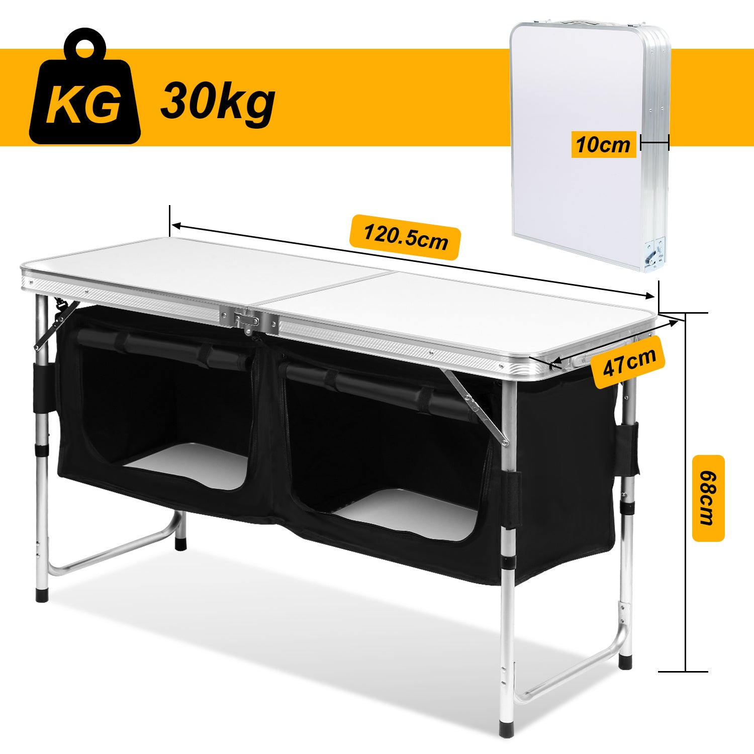 Lospitch Klappbare Campingküche für Outdoor und Picknick